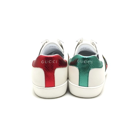 Gucci, Heren Sneakers, Wit Tiger