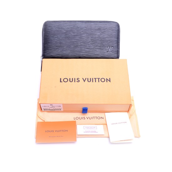 Louis Vuitton, Unisex Portemonnee, Zwart