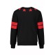 Givenchy, Heren Pullover, Zwart Rood