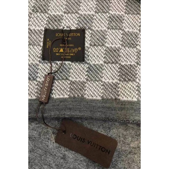 Louis Vuitton, Unisex, Scarf Hat Set, Grey