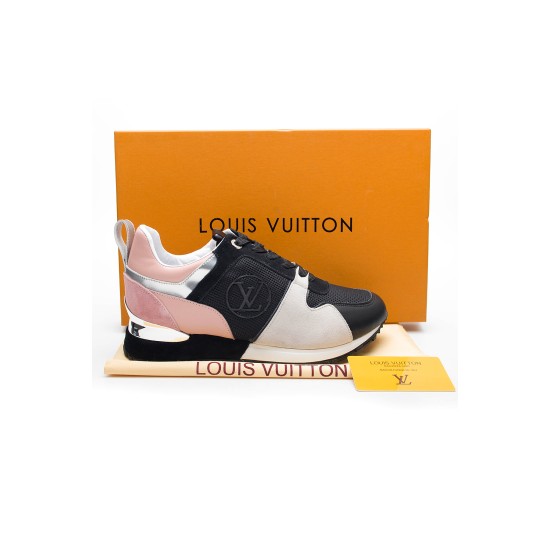 Louis Vuitton, Dames Sneakers, Zwart Roze