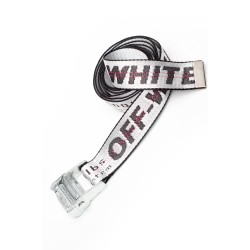 Off White, Unisex Bagage Riem, Wit