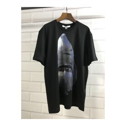 Givenchy, Men's T-Shirt, with Shark, Black