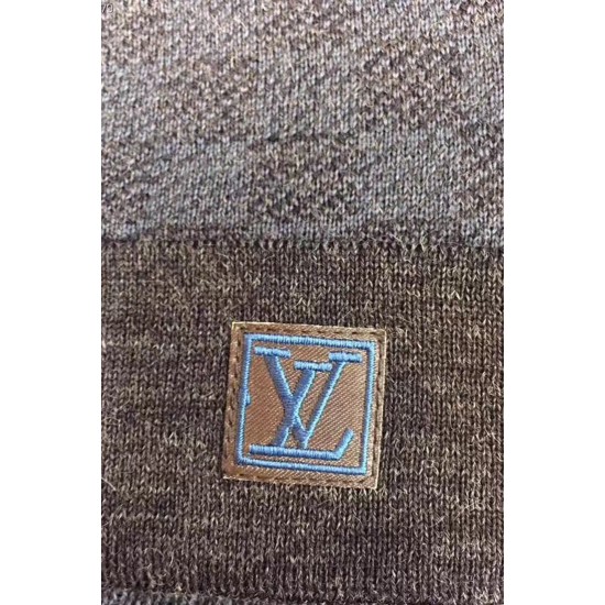 Louis Vuitton, Unisex, Scarf Hat Set, Navy