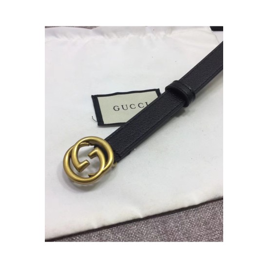 Gucci, Unisex Belt, 2 cm, Black