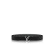 Louis Vuitton, Men's Belt, Double Side, Black