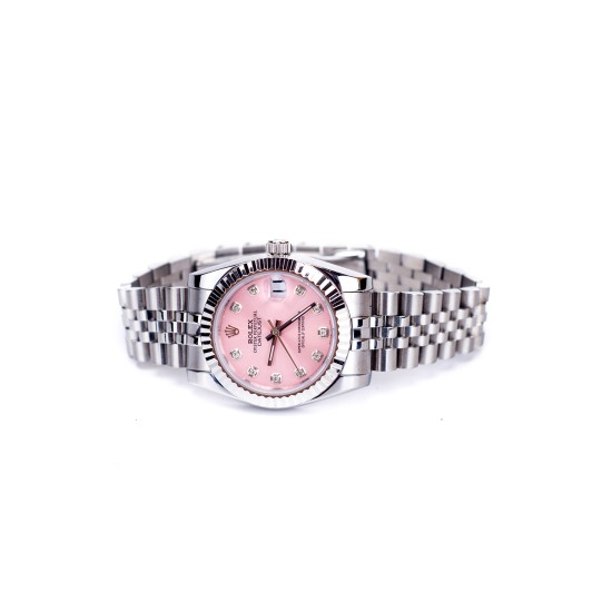 Rolex, Women's Watch, Date Just, Silver Pink