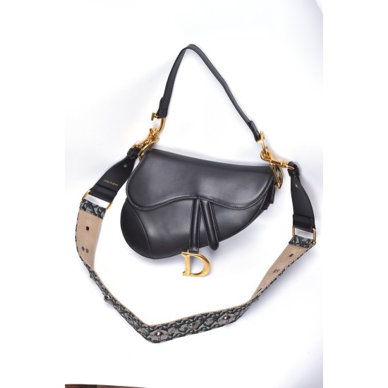 Christian Dior, Saddle, Women's Bag, Black