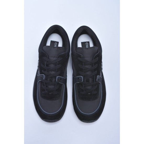 Chanel, Men's Sneaker, Black Reflective